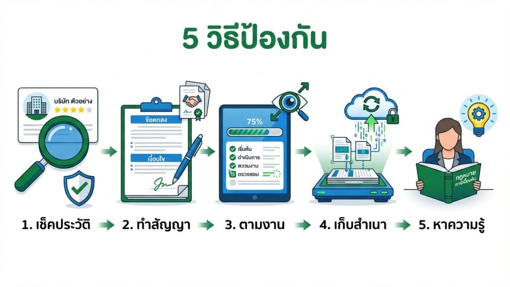 วิธีการป้องกันสำนักงานบัญชีโกง
