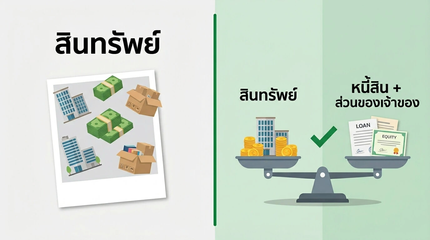 งบดุล คืออะไร — infographic